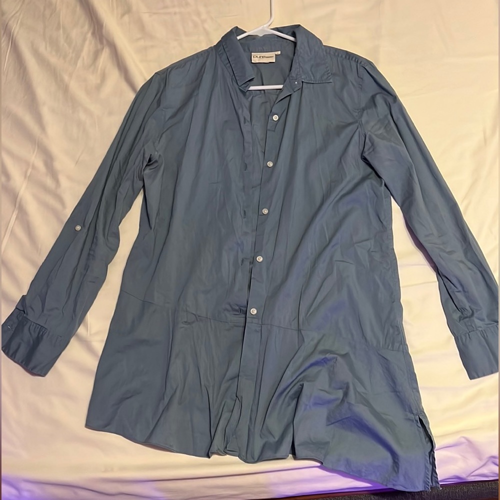 Beautiful blue shirt is waiting